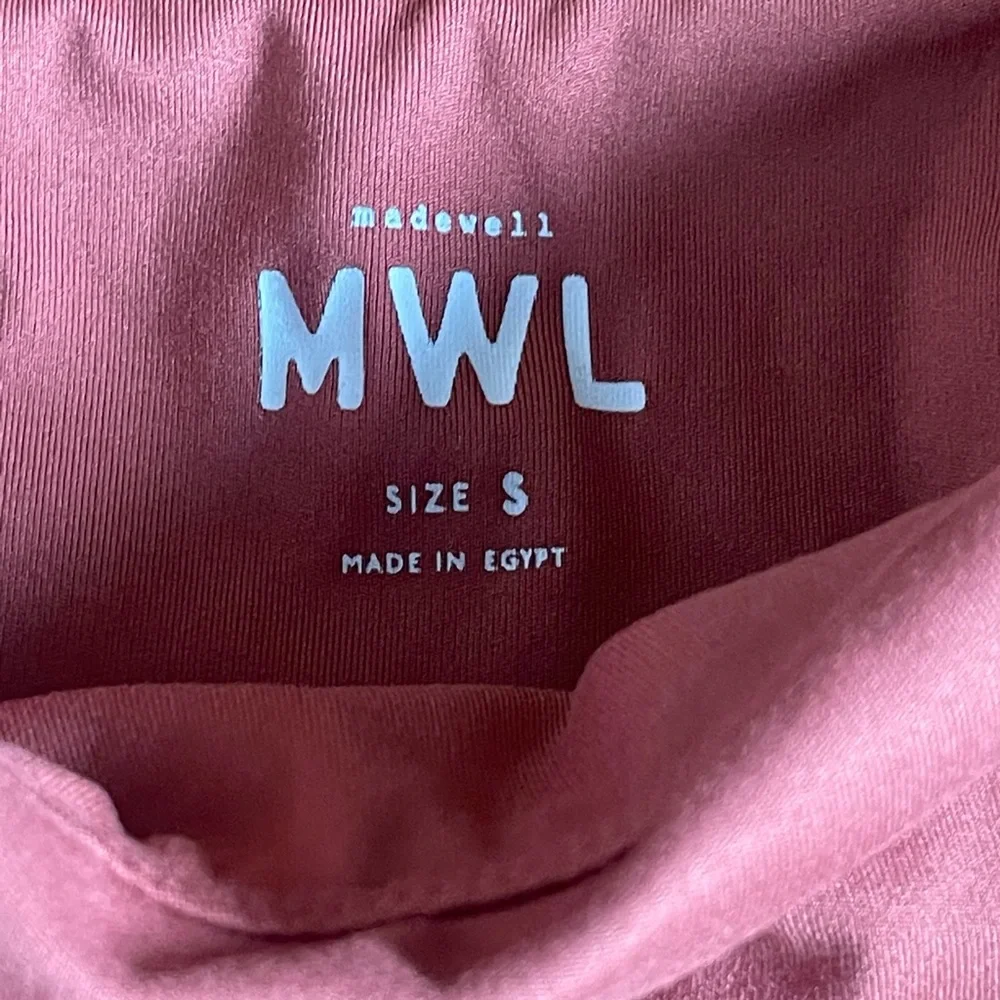 Madewell MWL orange rust leggings high waist S